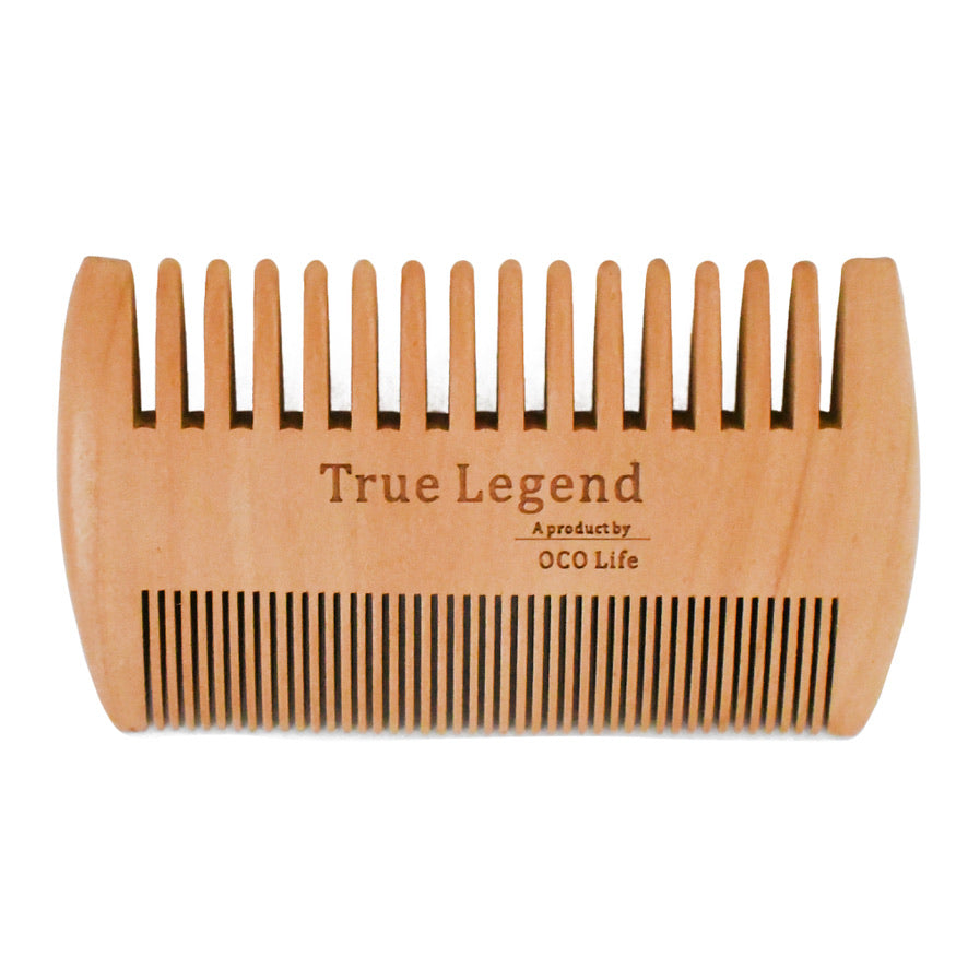 True Legend Premium Beard Brush and Comb Kit